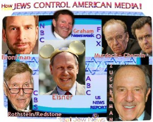 Six Jewish Companies Control 96% of the World’s Media
