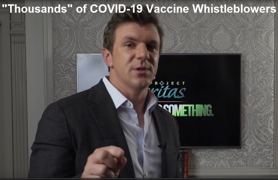 “Thousands” of COVID-19 Vaccine Whistleblowers Contacting Project Veritas Wanting to Tell Their Stories