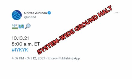 UNITED AIRLINES – ALL PLANES GROUND-HALTED