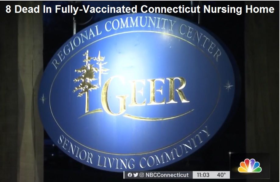 The Genocide of American Seniors Continues: 8 Dead in Fully-Vaccinated Connecticut Nursing Home