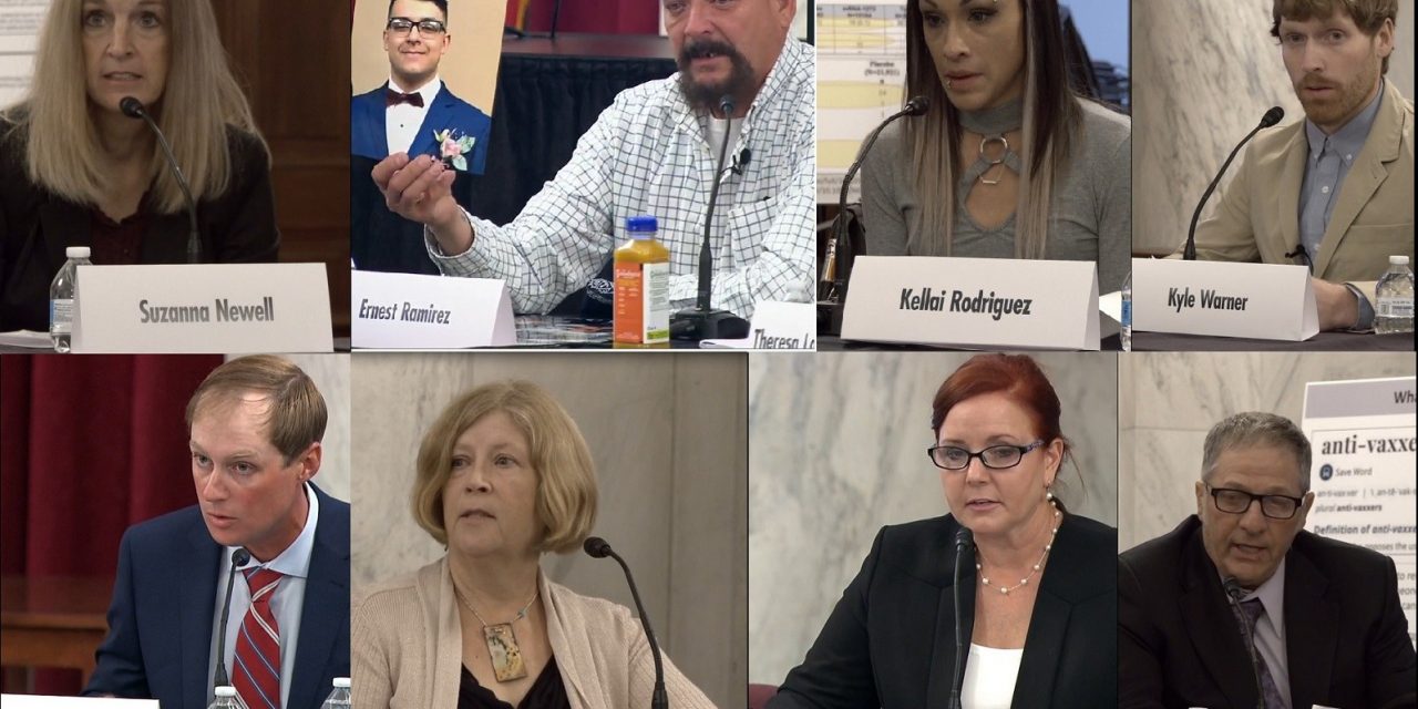 Doctors and COVID-19 Vaccine Injured Testify in Washington D.C. to Crimes Against Humanity – CDC, FDA, NIH, Fauci are No Shows