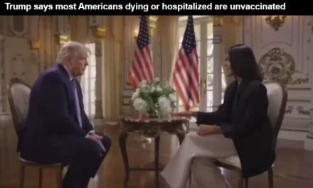 President Trump Lies to Candace Owens: Unvaccinated People are Dying and Filling the Hospitals