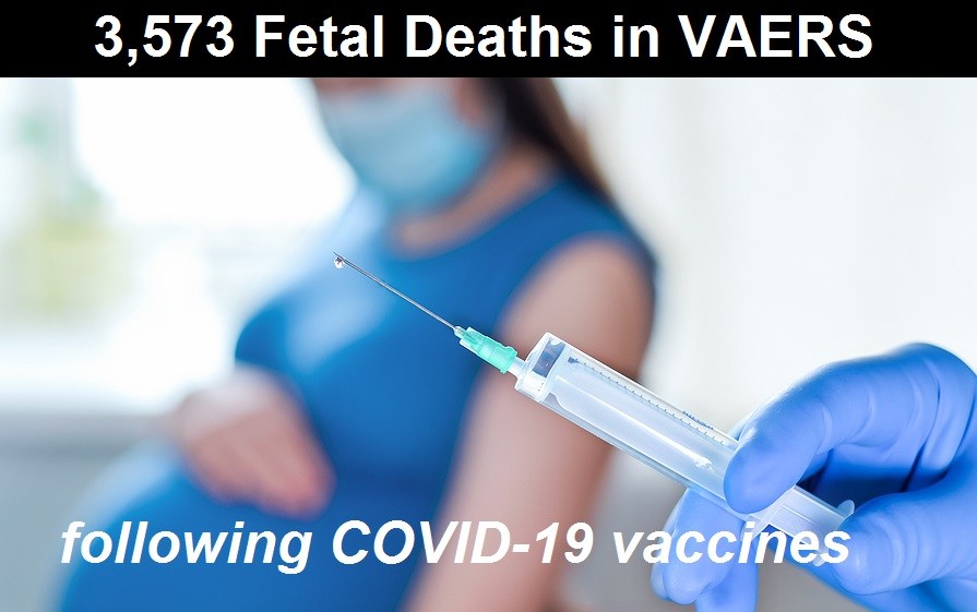 3,573 Fetal Deaths in VAERS Following COVID-19 Vaccines – 1,867% Increase Over Non-COVID Vaccines