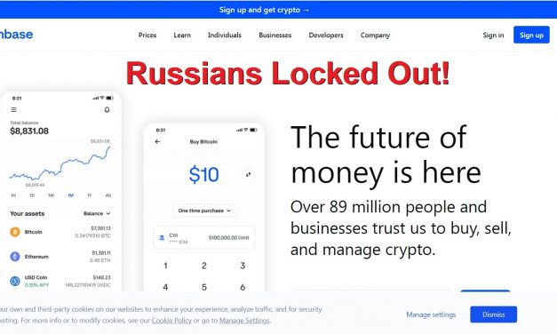 Crypto Currency WARNING! Coinbase Cuts Off 25K Russian Wallets!