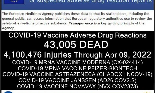 43,000 Deaths 4 MILLION Injuries Following COVID-19 Vaccines in European Database of Adverse Reactions