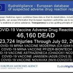 75,322 Dead 5,938,318 Injured Recorded in Europe and USA Following COVID Vaccines – Babies and Toddlers Hallucinating and Having Seizures After Shots