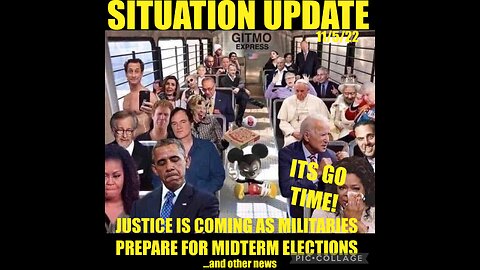 Situation Update: GITMO Express! Justice Is Coming As Militaries Prepare For Midterm Elections! Military Informs Governors Of Impending Situation! Plans For Martial Law! Biden Impeachment! – We The People News